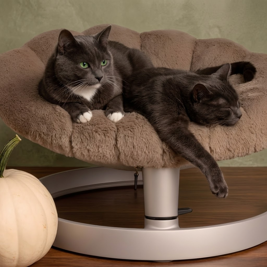 The Clamshell Swivel Lounger