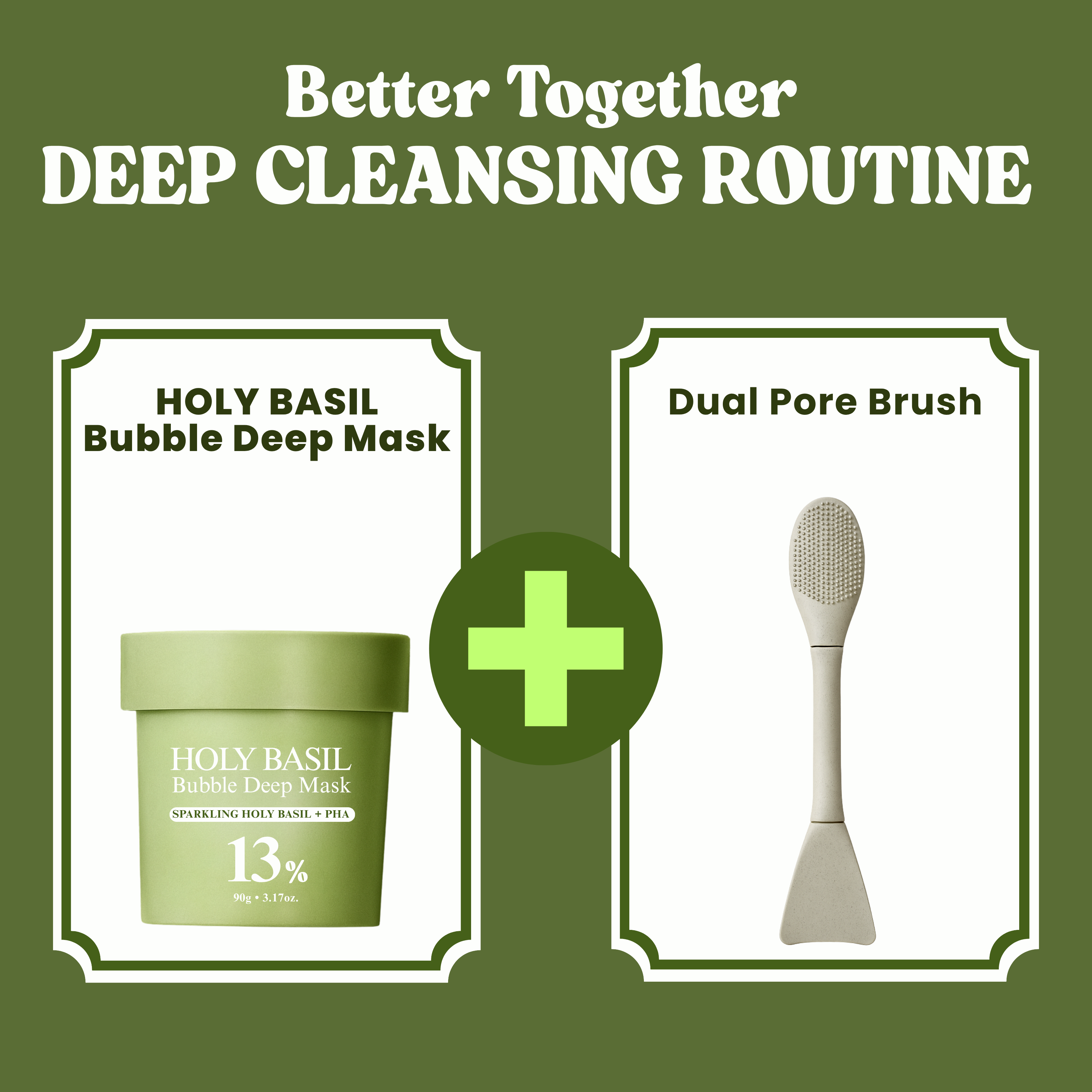 Dual Pore Cleansing Brush
