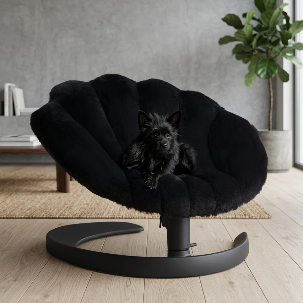 The Clamshell Swivel Lounger