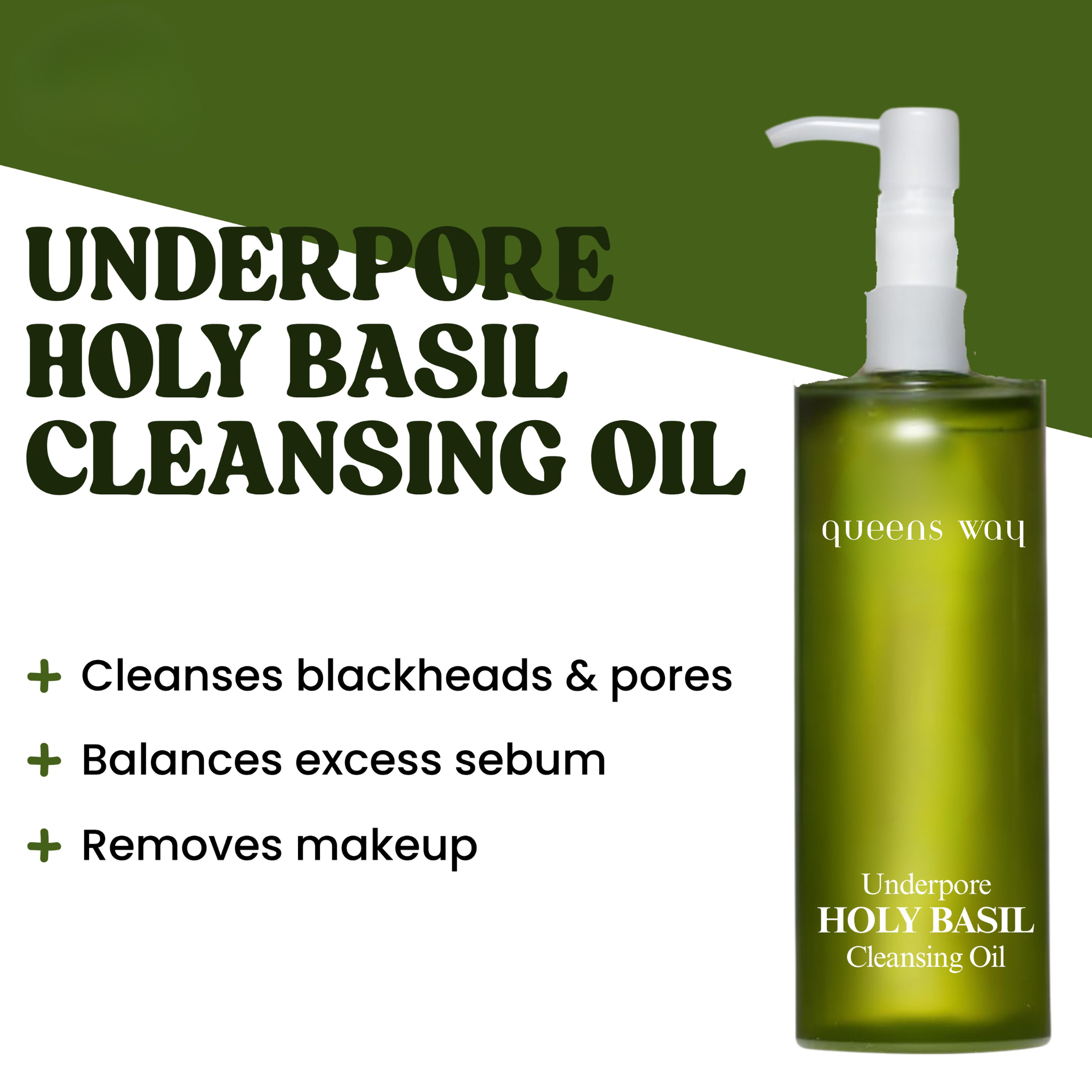 Underpore Holy Basil Cleansing Oil