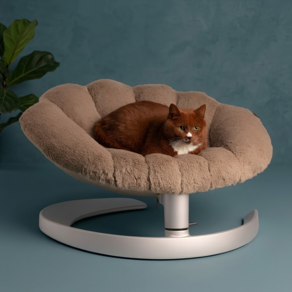 The Clamshell Swivel Lounger