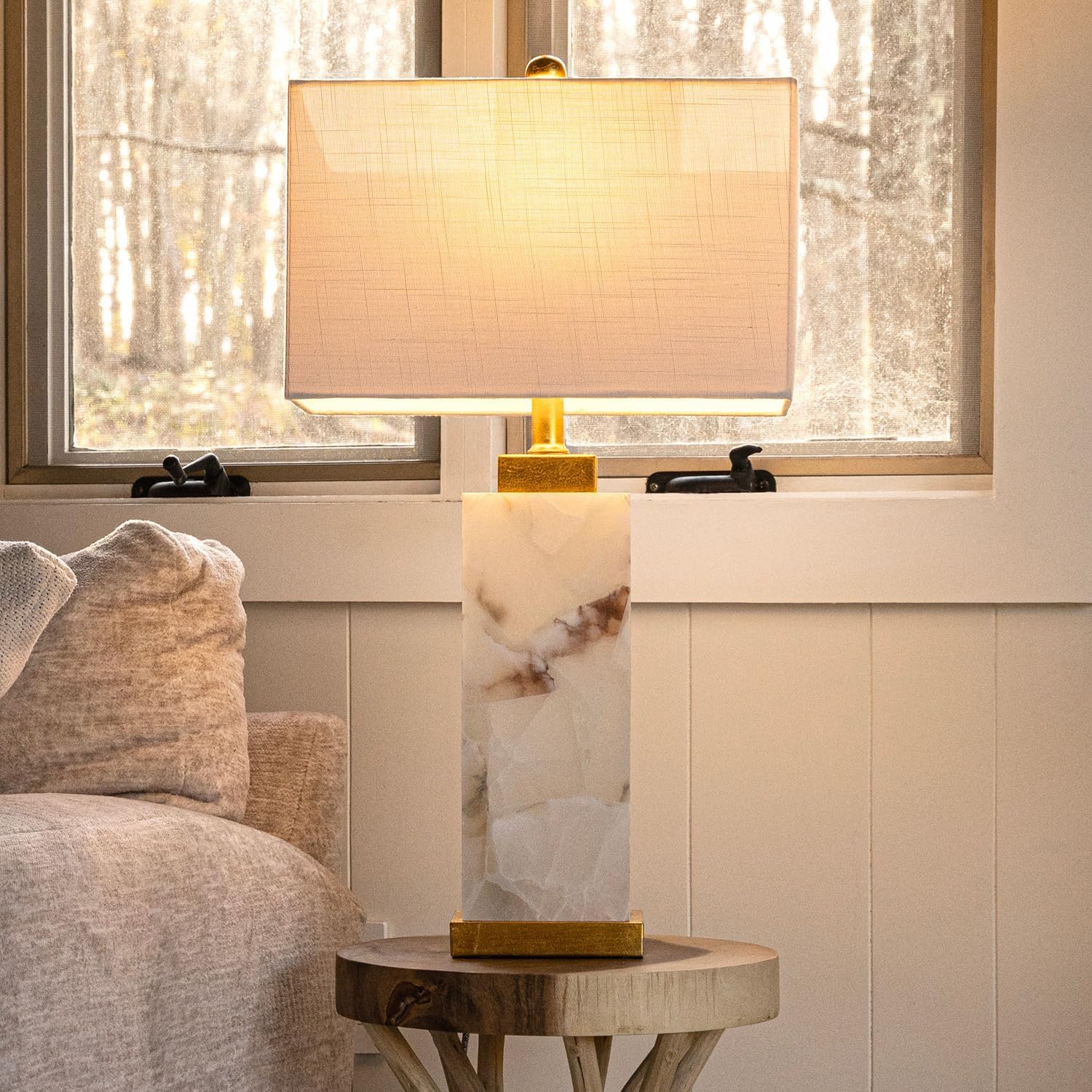 Linea Marble Lamp