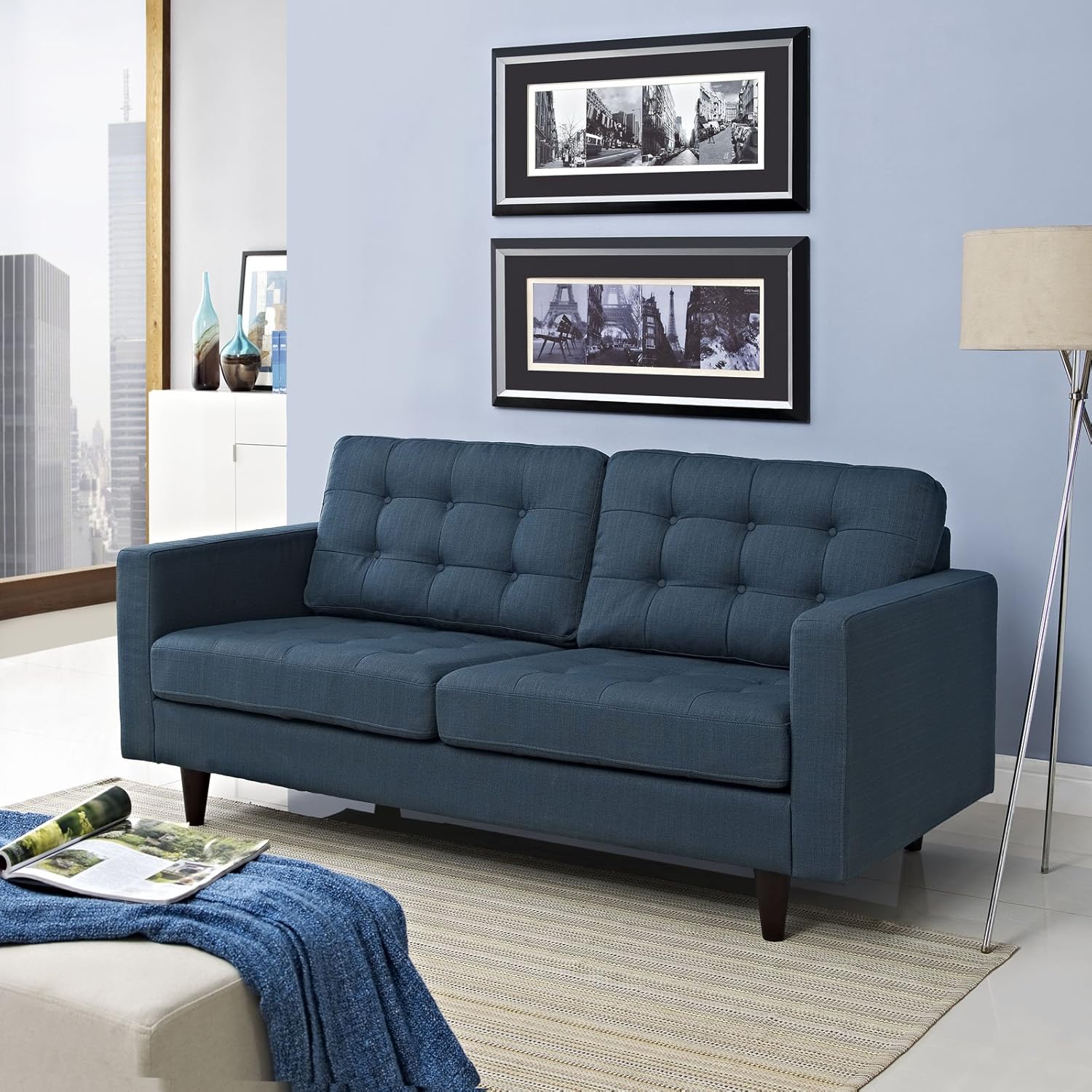 Midnight Tuft Sofa